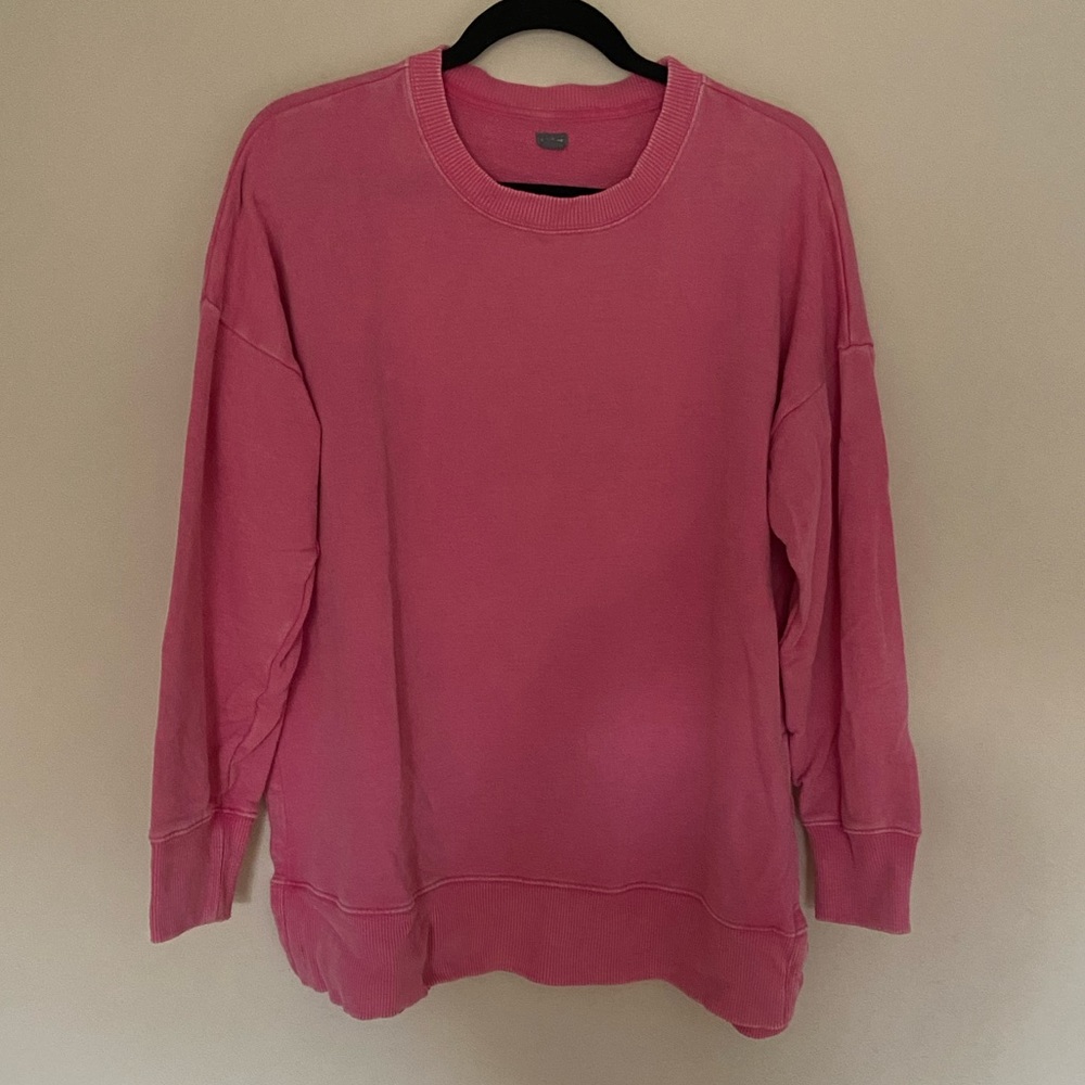 AERIE OVERSIZED DESERT SWEATSHIRT - Hot Pink